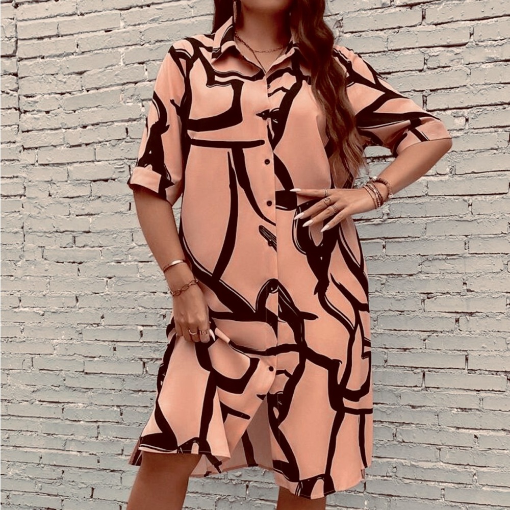 Shein Curve Shirt Dress
